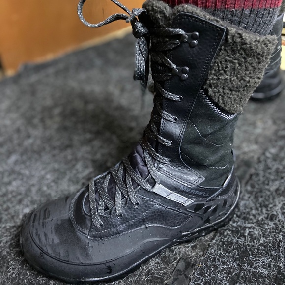 Women’s MERRELL aurora ice + winter boots size 10 - Picture 3 of 8